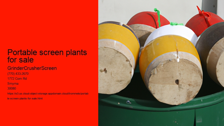 portable screen plants for sale